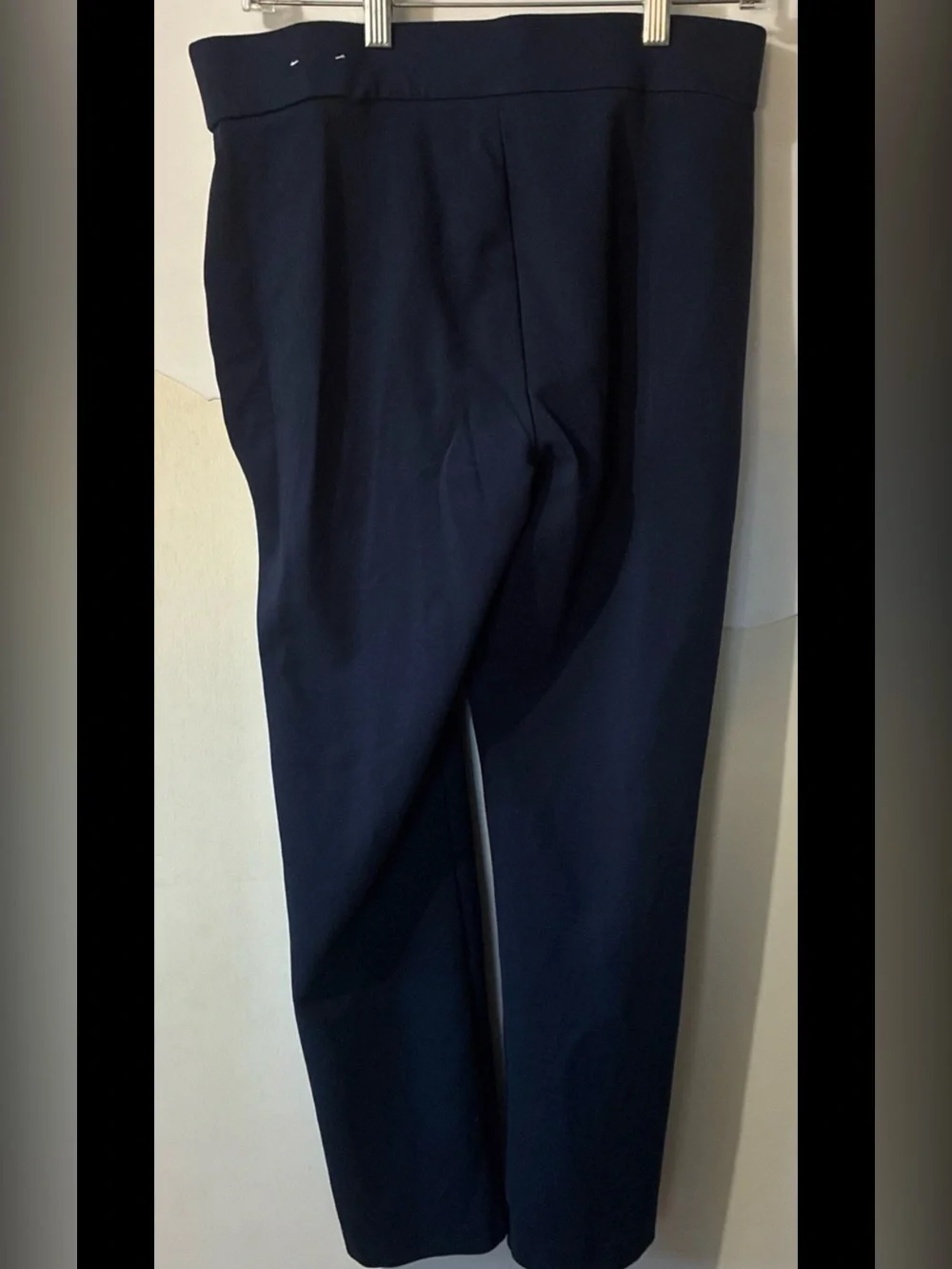 RAFAELLA Comfort-Women’s Stretchy Waist Navy Blue Pull On Pants Sz 10 EUC